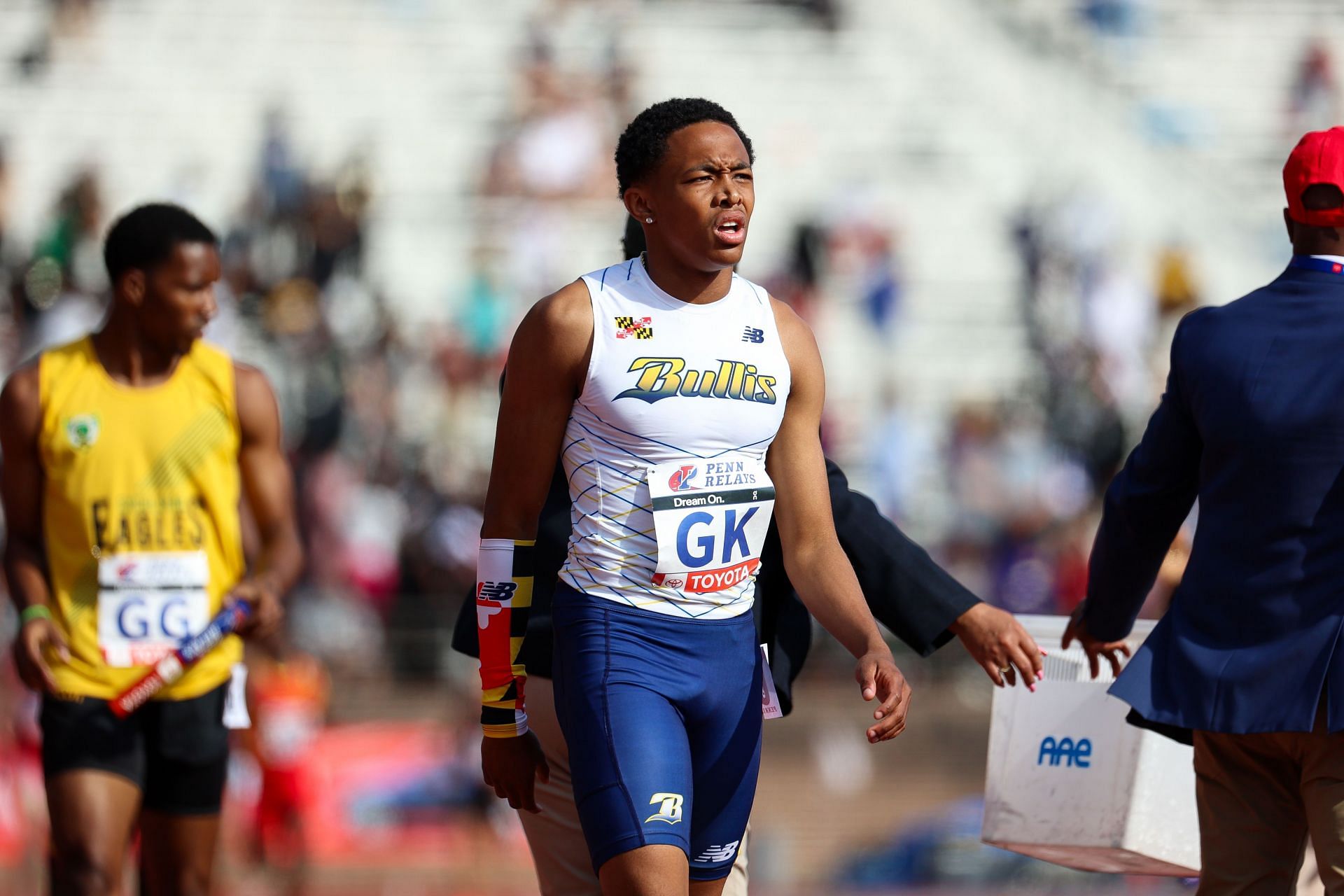 Quincy Wilson at the 2025 Penn Relays - Source: Getty